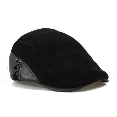 Genuine Leather Berets Man