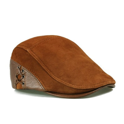 Genuine Leather Berets Man