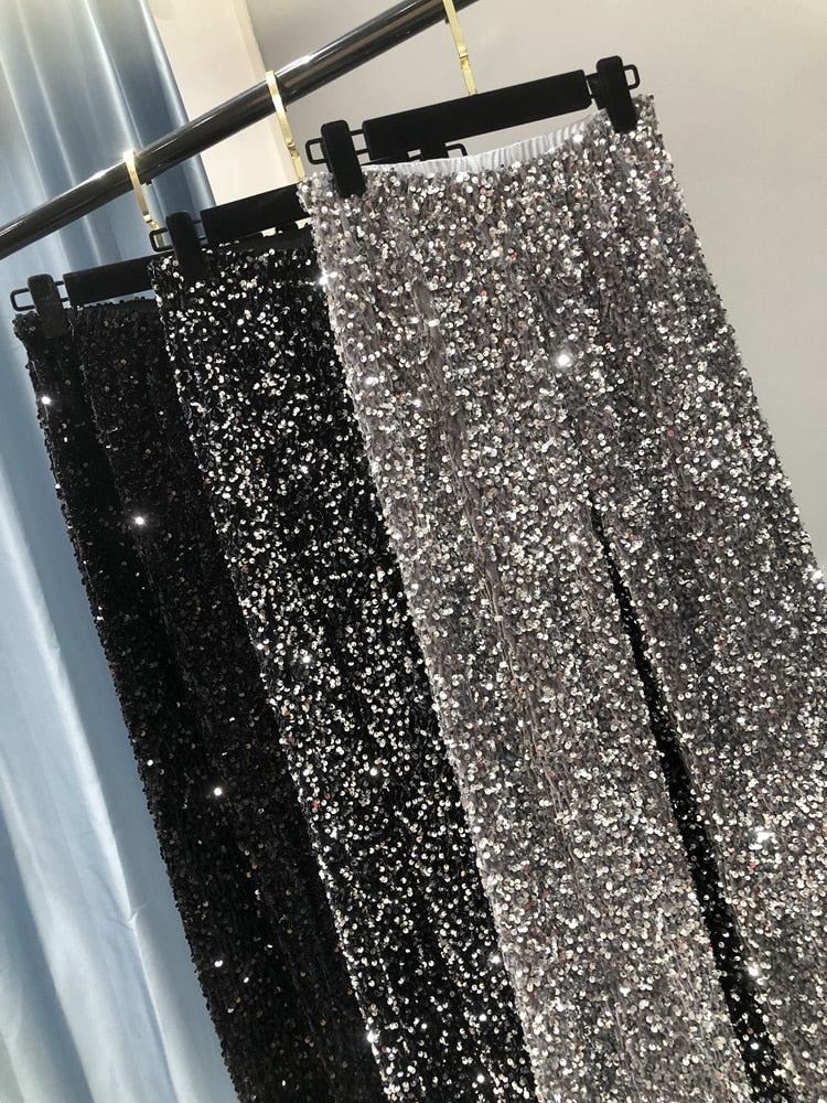 Sequin Pants Korean Style