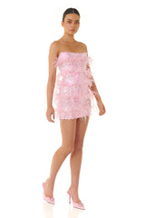 Shimmering Night Out Mini Sequin Dress