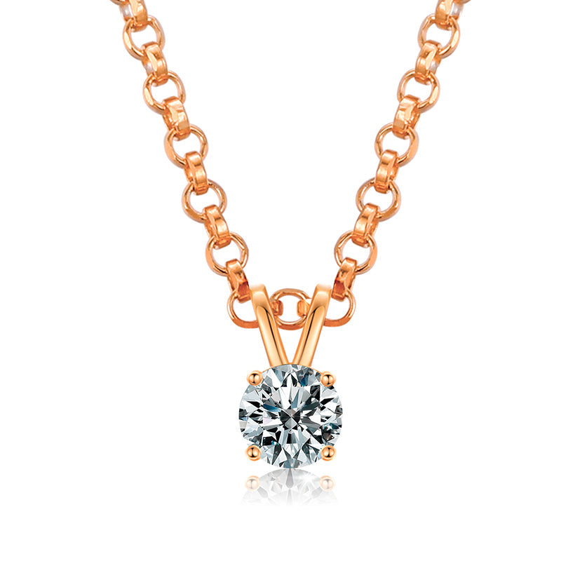 Moissanite Pendant Necklace