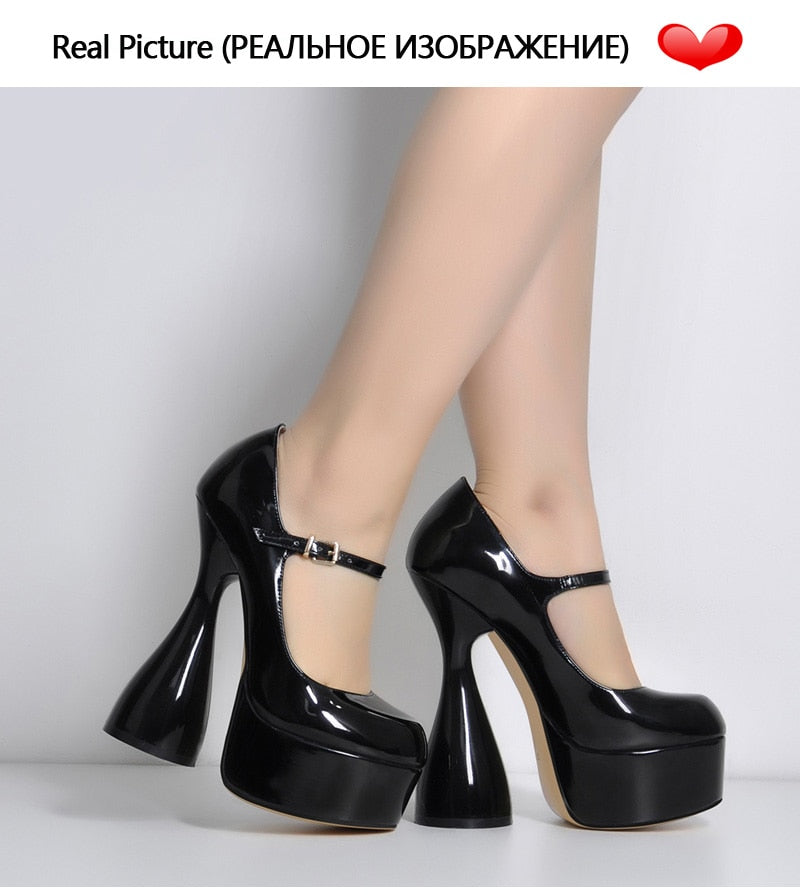 Patent Leather Women Pumps