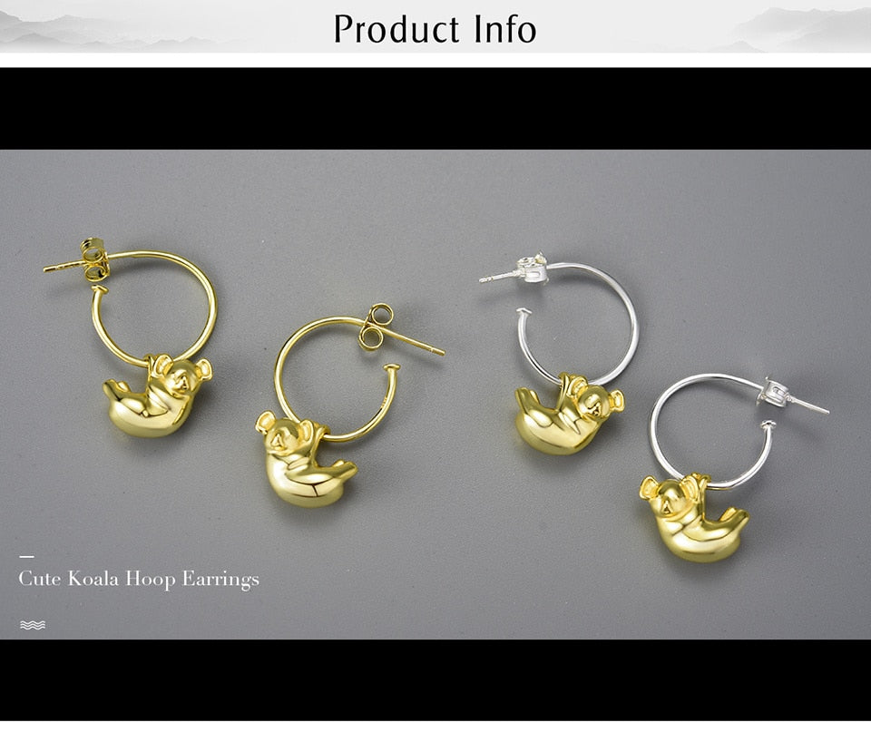 Round Hoop Earrings