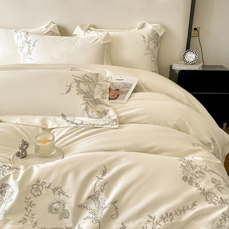 Chic Embroidery Bedding Set