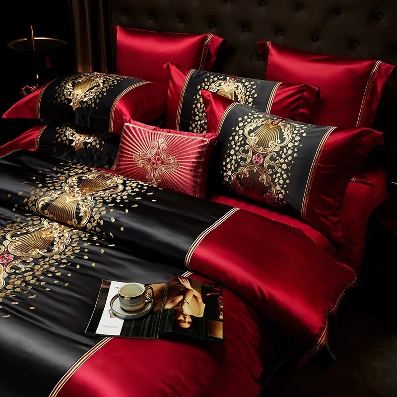 Chic Embroidery Luxury Bedding Set