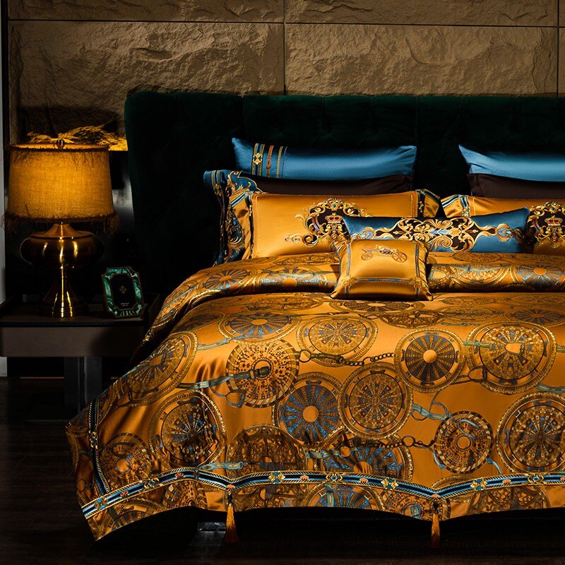 Chic Luxury Jacquard Bedding Set