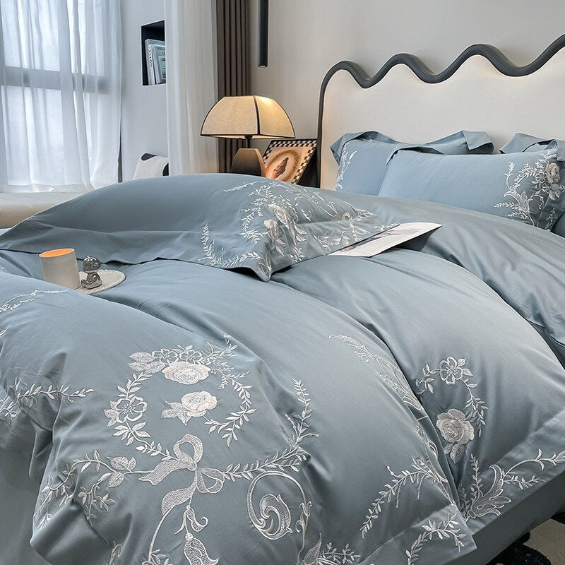 Chic Embroidery Bedding Set