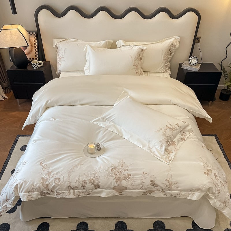 Chic Embroidery Bedding Set