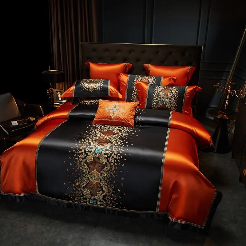 Chic Embroidery Luxury Bedding Set