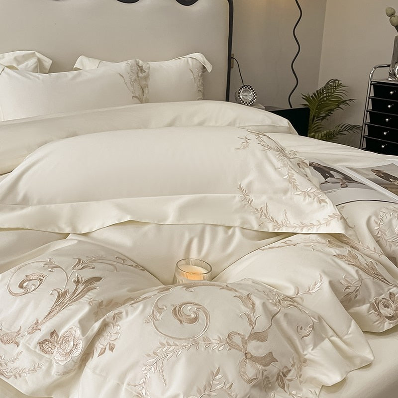 Chic Embroidery Bedding Set