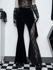 Punk Gothic Wide Leg Sweatpants