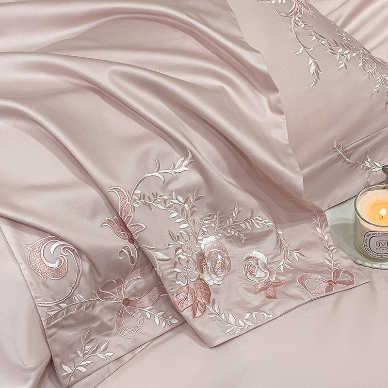 Chic Embroidery Bedding Set