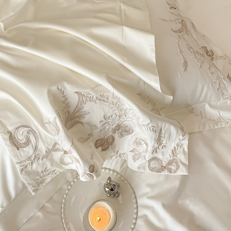 Chic Embroidery Bedding Set