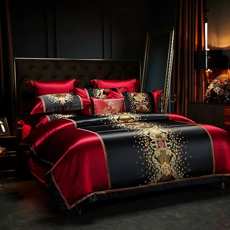 Chic Embroidery Luxury Bedding Set