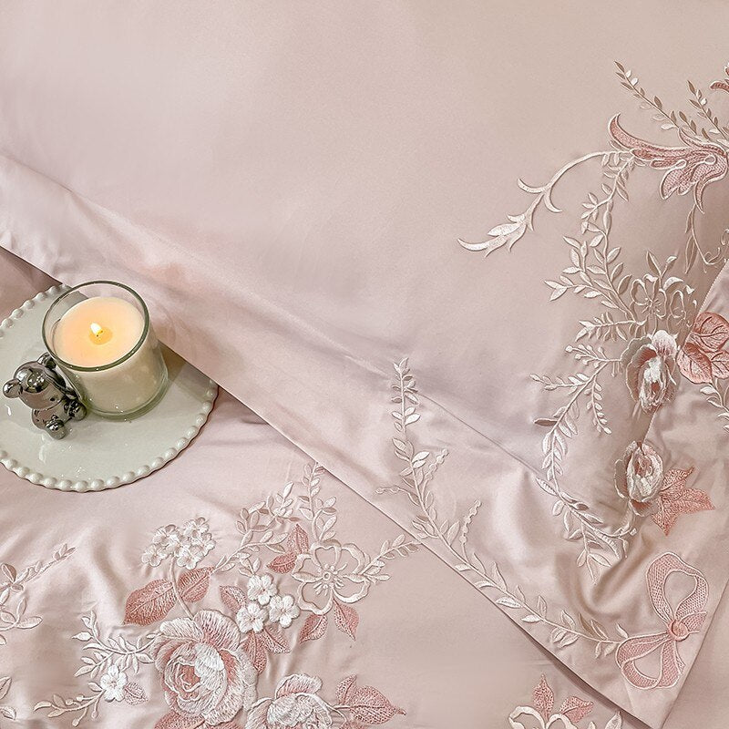 Chic Embroidery Bedding Set