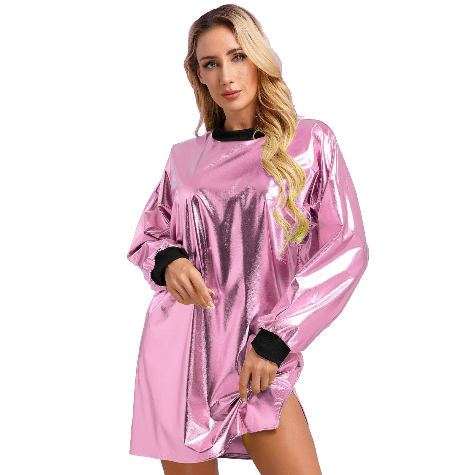 Glamorous Metallic Dance Dress