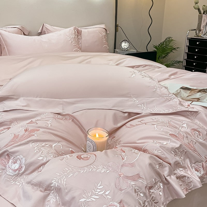 Chic Embroidery Bedding Set