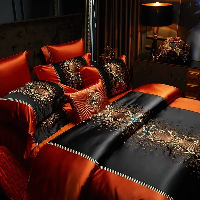 Chic Embroidery Luxury Bedding Set