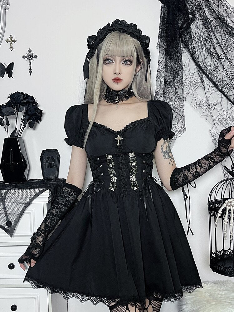 Retro Y2K Gothic Dresses