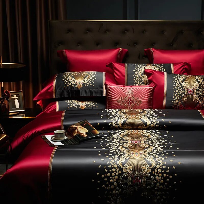 Chic Embroidery Luxury Bedding Set