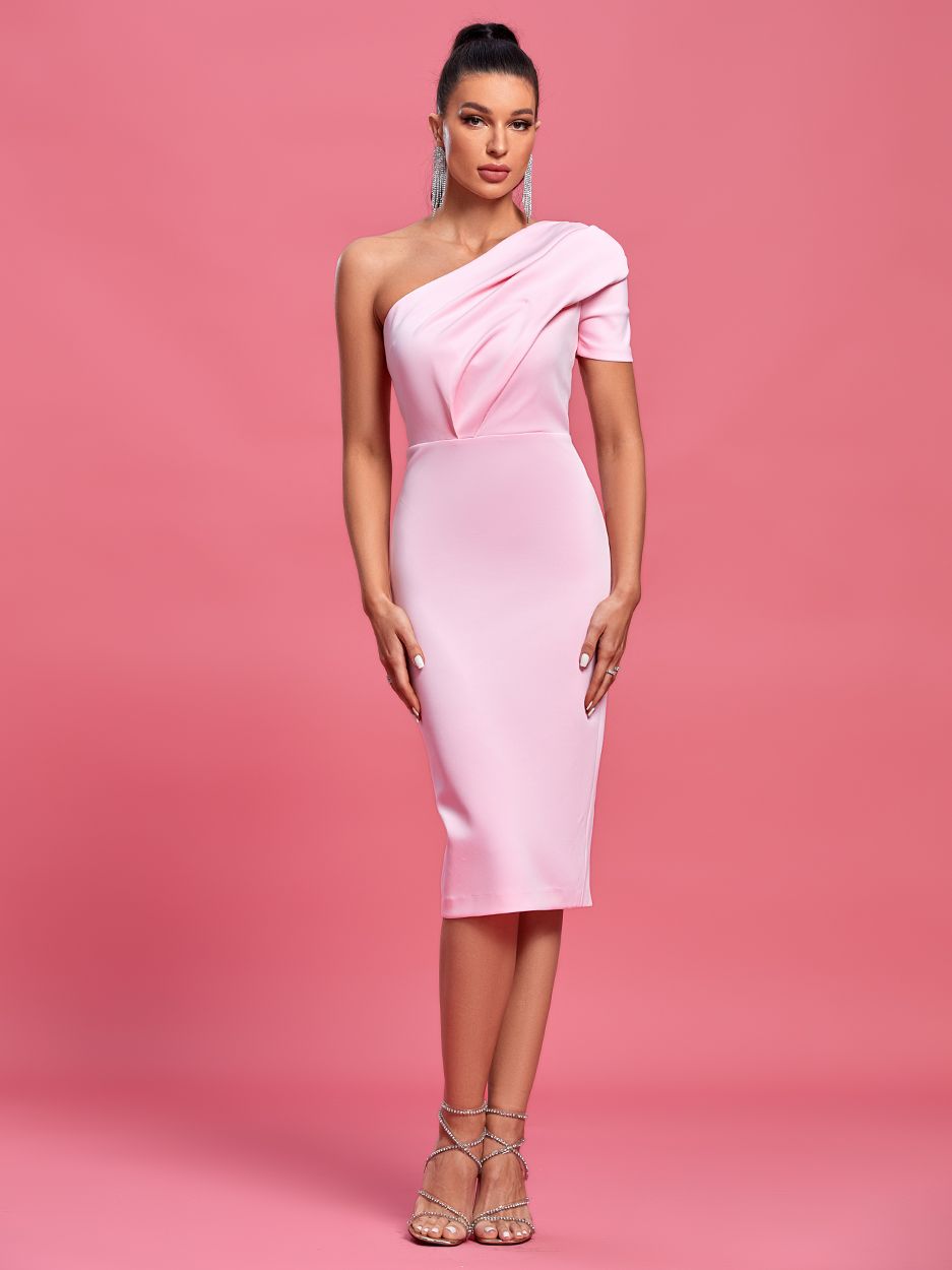 Ruffle Pink Party Dress