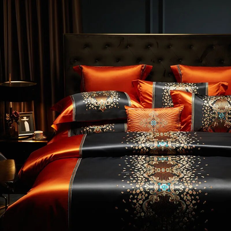 Chic Embroidery Luxury Bedding Set