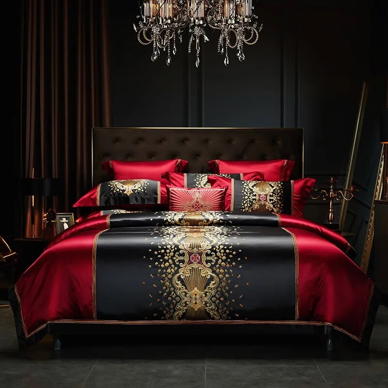 Chic Embroidery Luxury Bedding Set