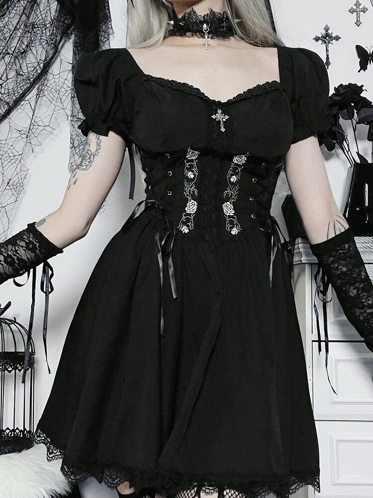 Retro Y2K Gothic Dresses