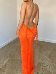 Backless Maxi Dresses