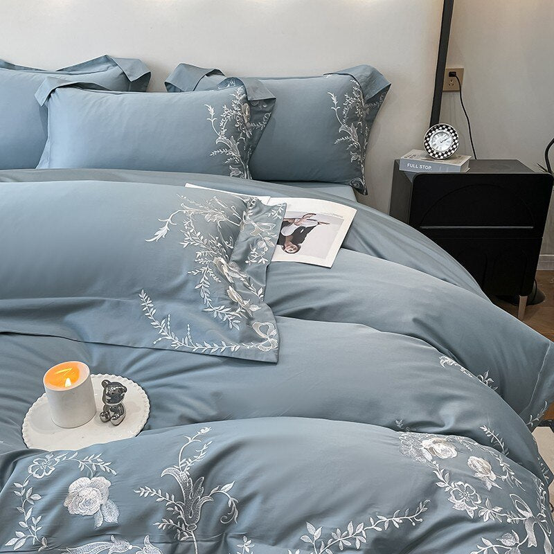 Chic Embroidery Bedding Set