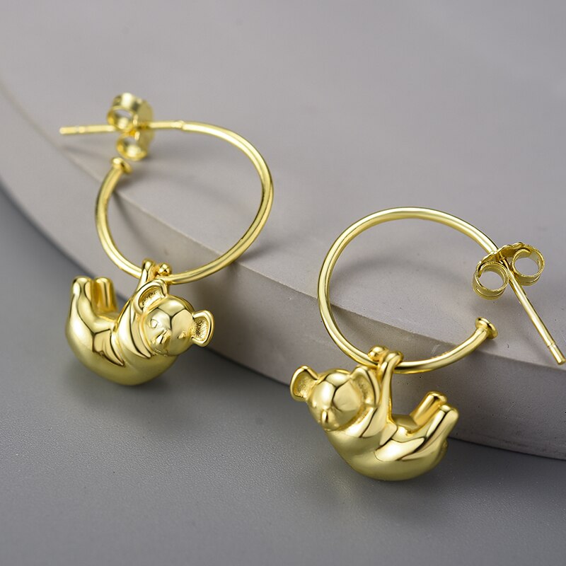 Round Hoop Earrings