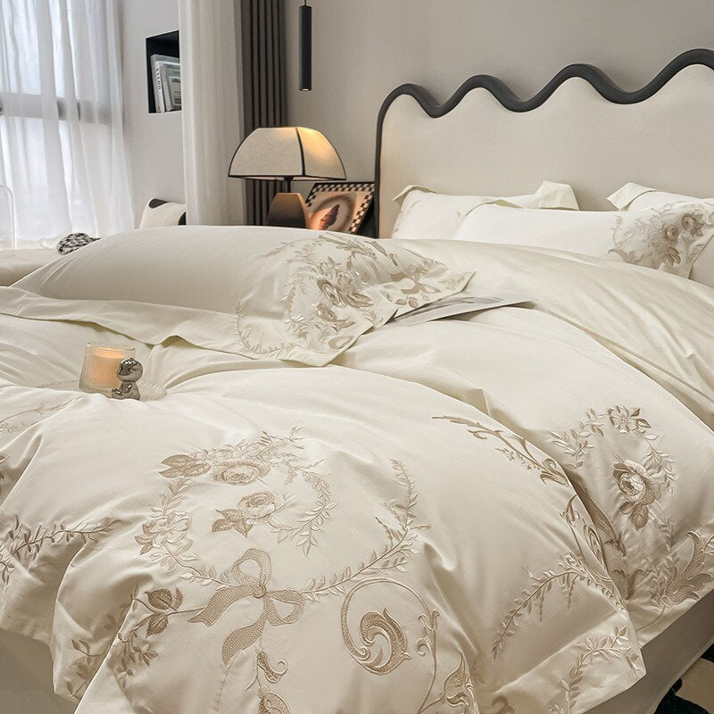 Chic Embroidery Bedding Set