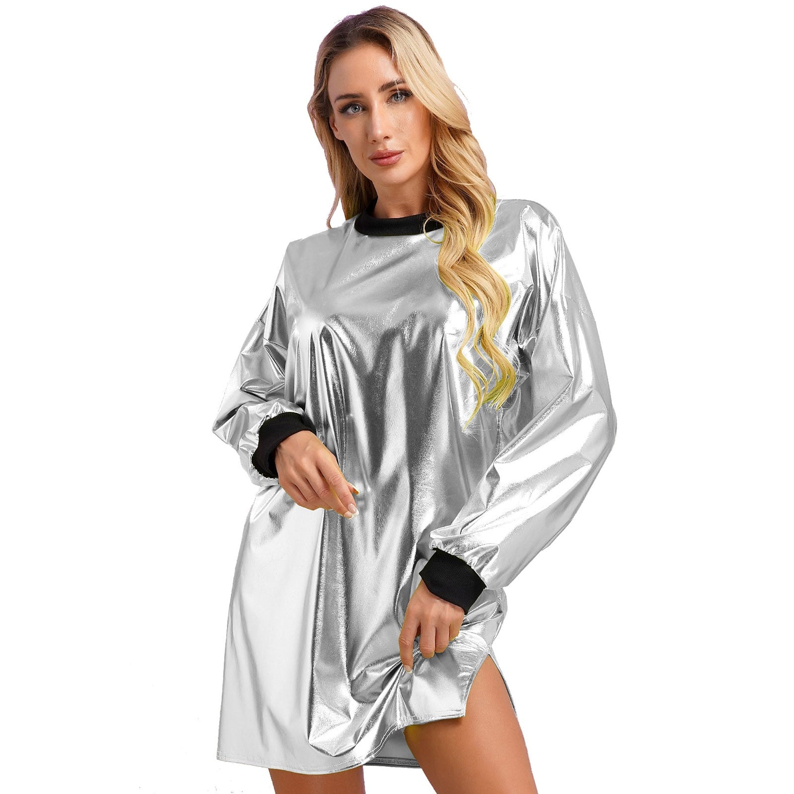 Glamorous Metallic Dance Dress