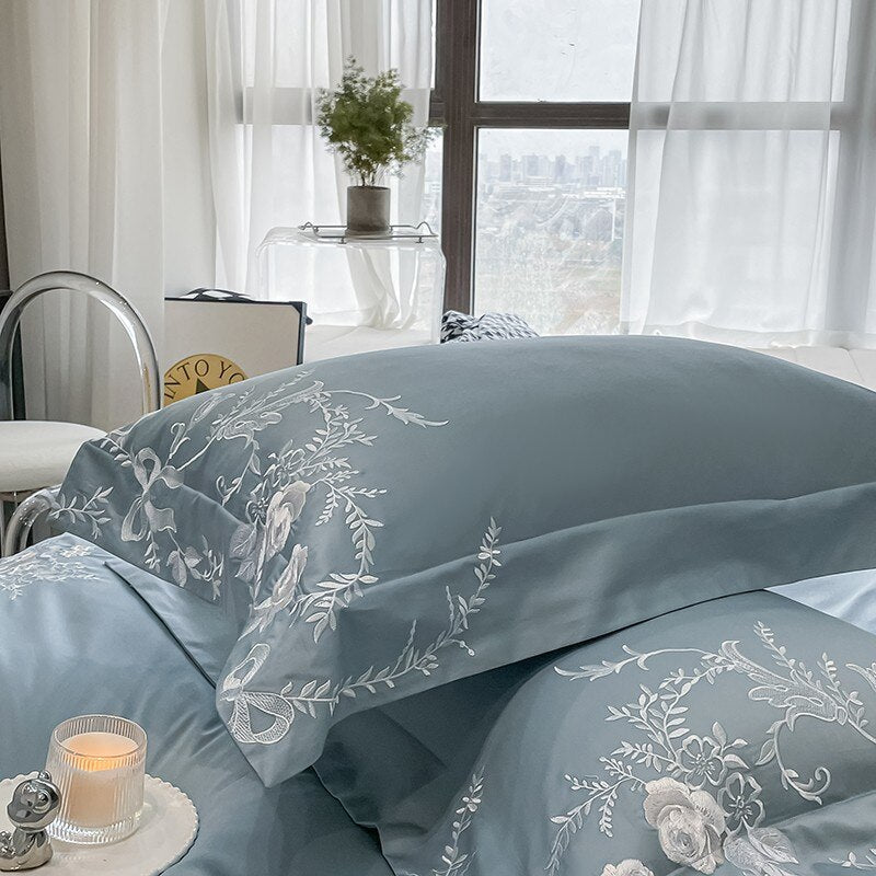 Chic Embroidery Bedding Set