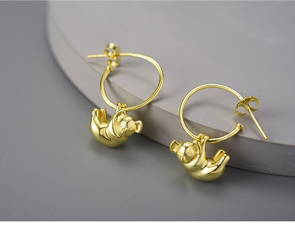 Round Hoop Earrings