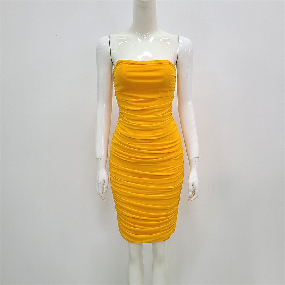 Strapless Bandages Dress 2022