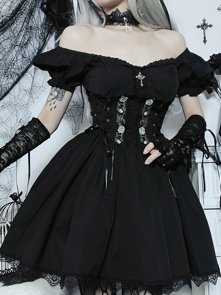 Retro Y2K Gothic Dresses