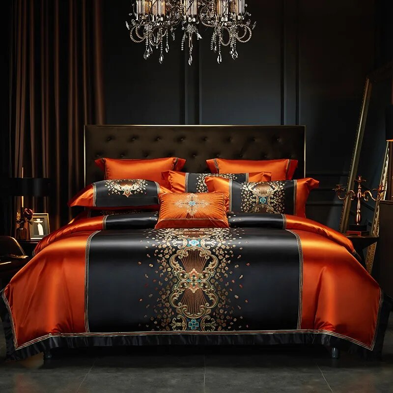 Chic Embroidery Luxury Bedding Set