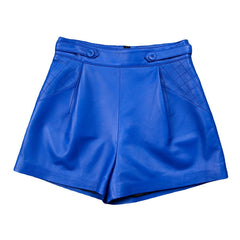 Chic Shorts Genuine Leather