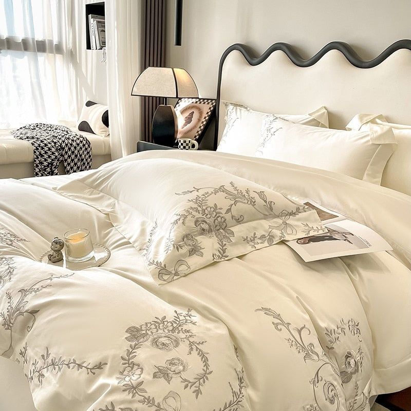 Chic Embroidery Bedding Set