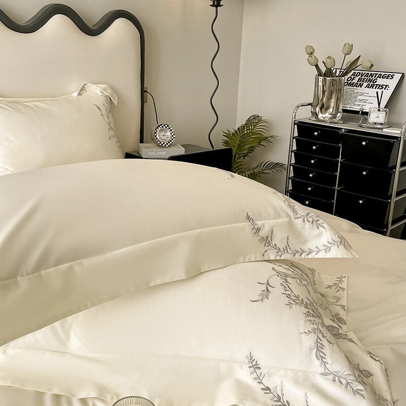 Chic Embroidery Bedding Set