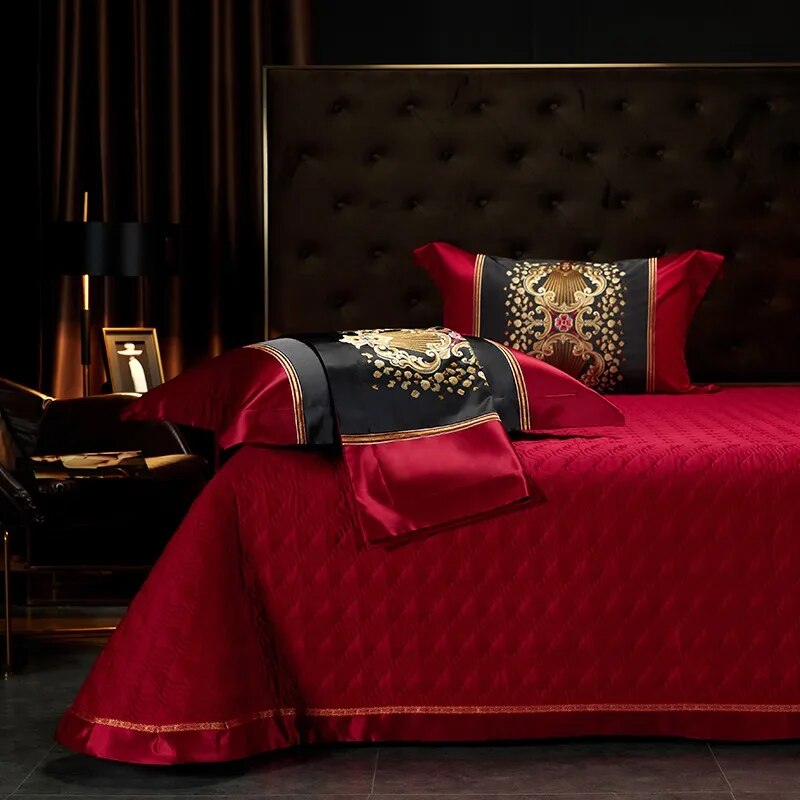 Chic Embroidery Luxury Bedding Set