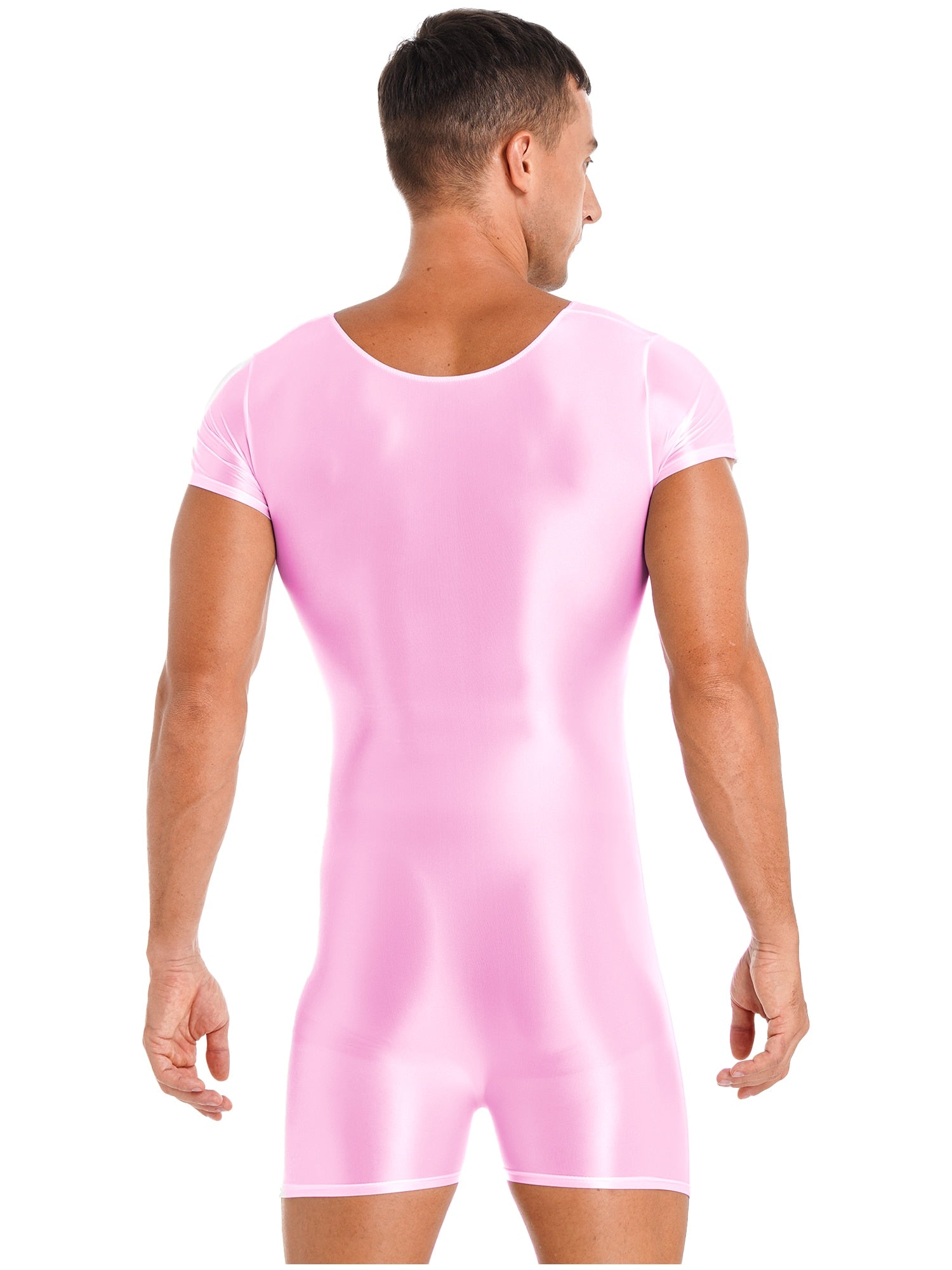 Mens Glossy Bodysuit Swimwear