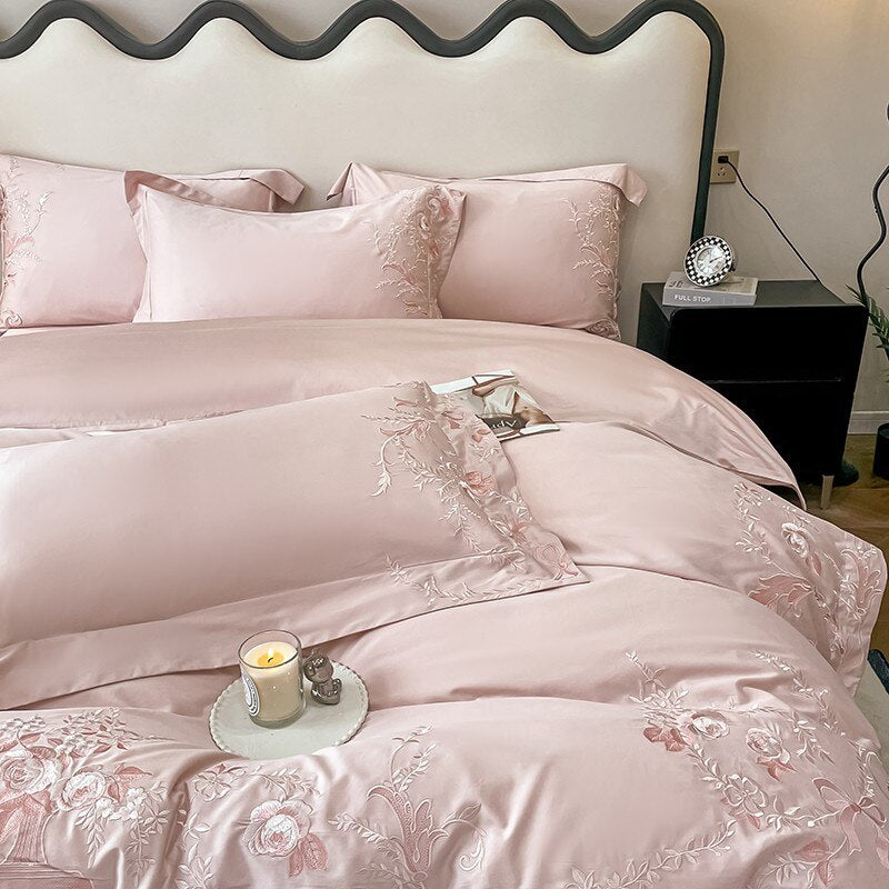 Chic Embroidery Bedding Set