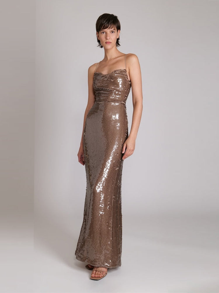 Gorgeous Luxury Sleeveless Sequin Dresses