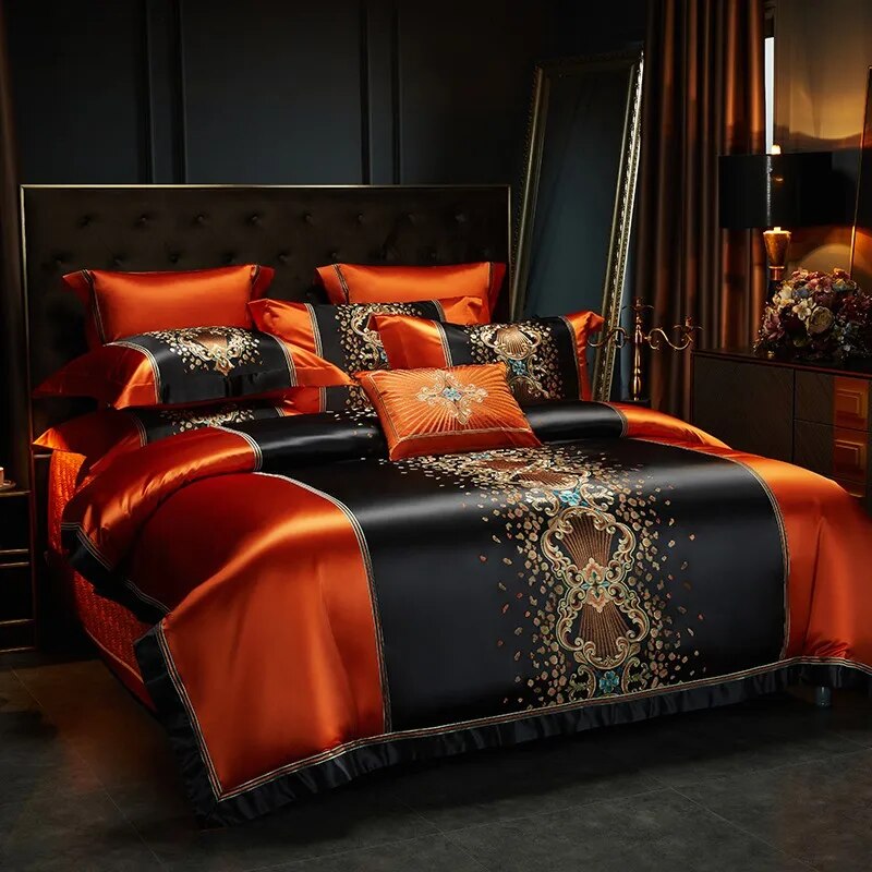 Chic Embroidery Luxury Bedding Set