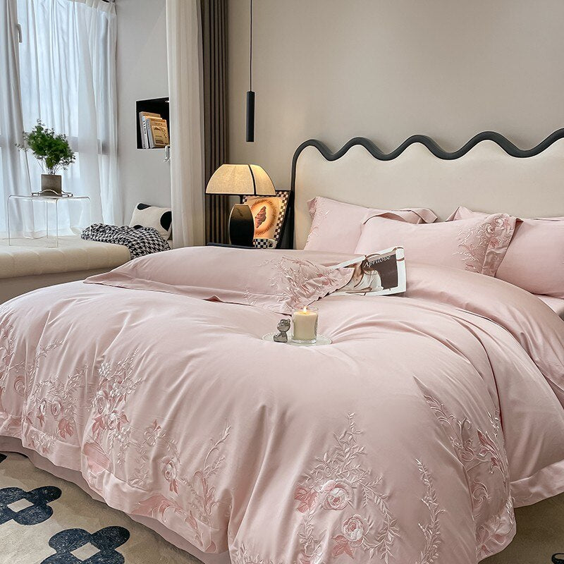 Chic Embroidery Bedding Set