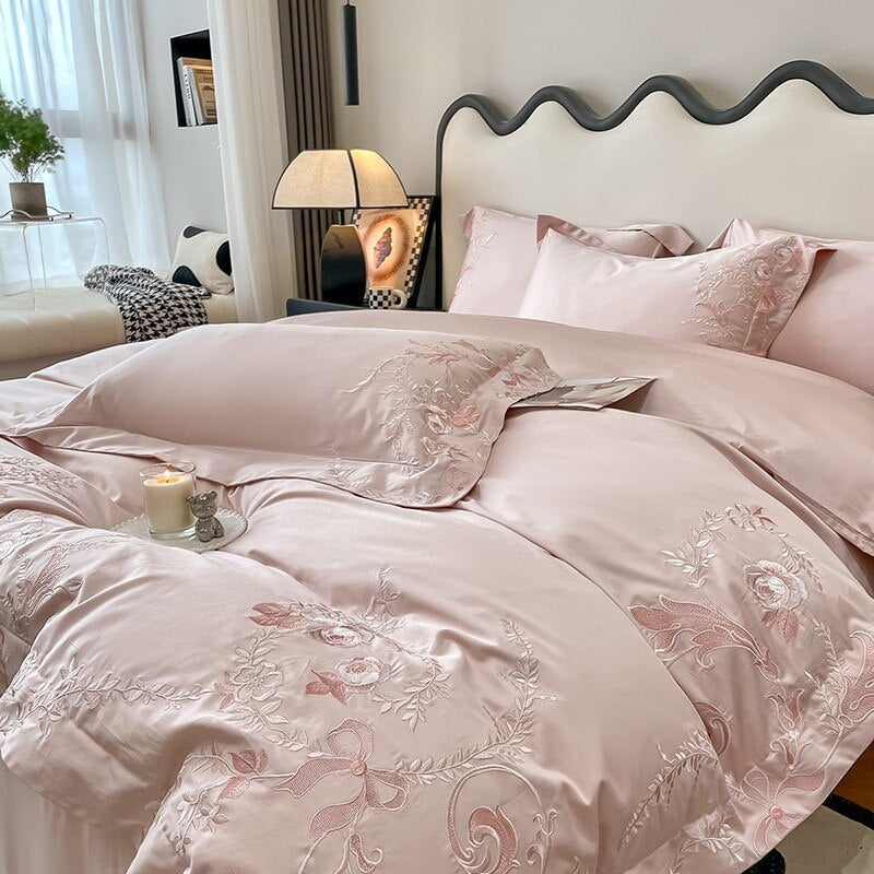 Chic Embroidery Bedding Set