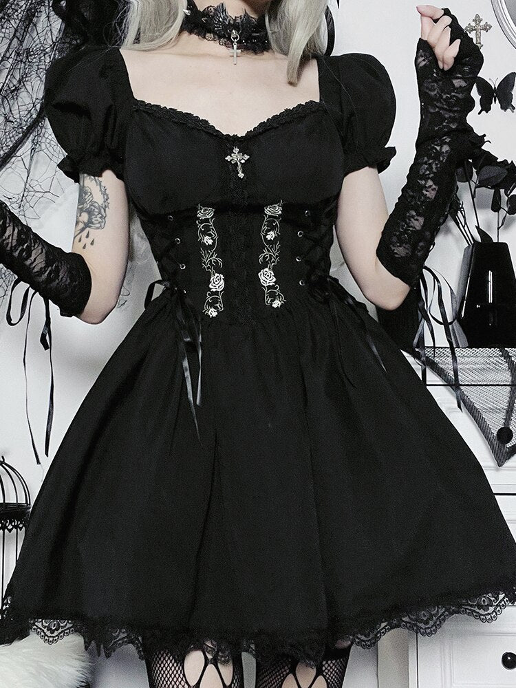 Retro Y2K Gothic Dresses