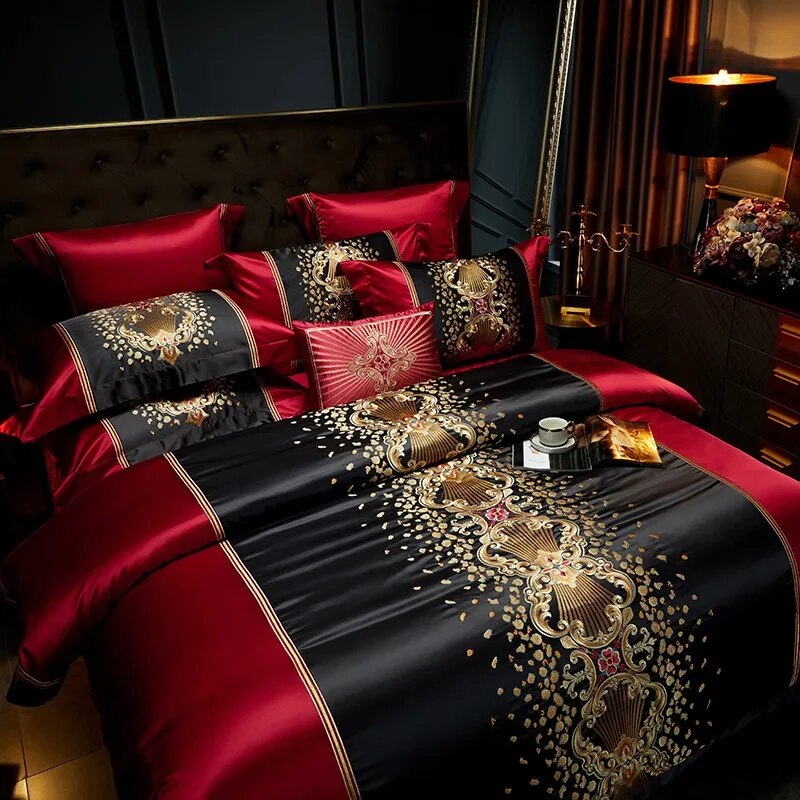 Chic Embroidery Luxury Bedding Set